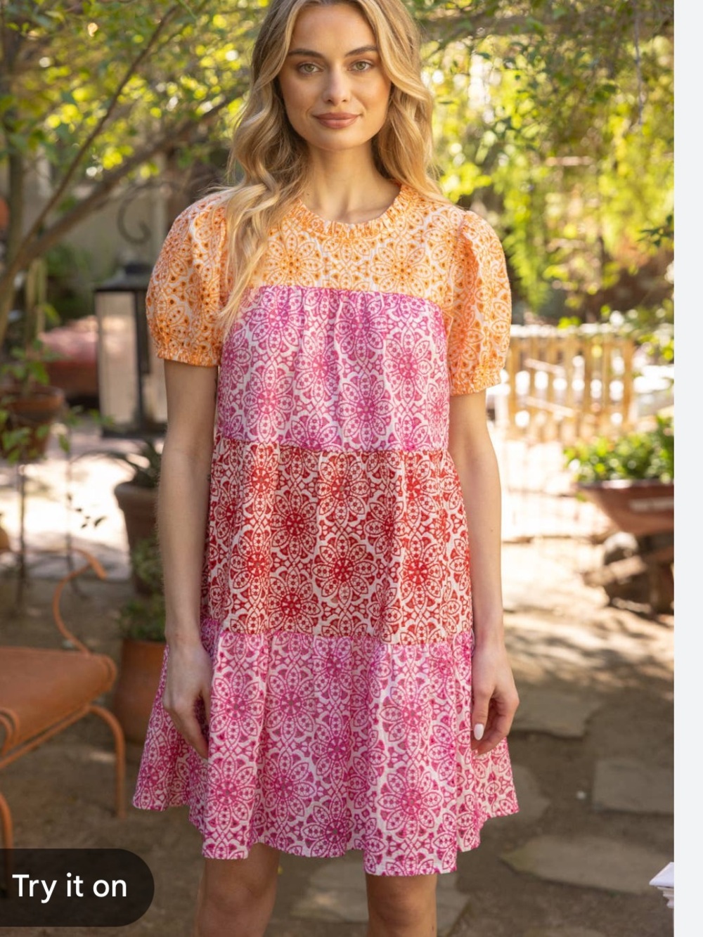 Voy eyelet dress size M